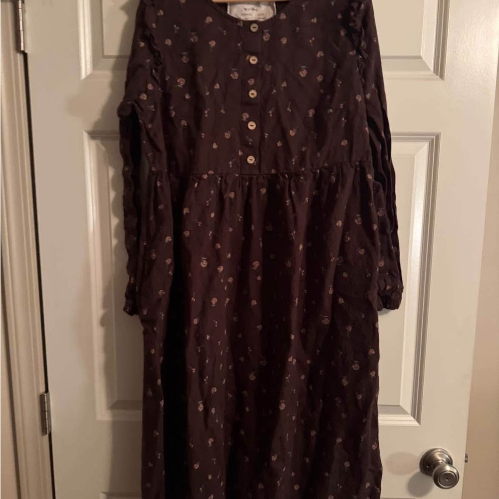 Floral Brown Dress